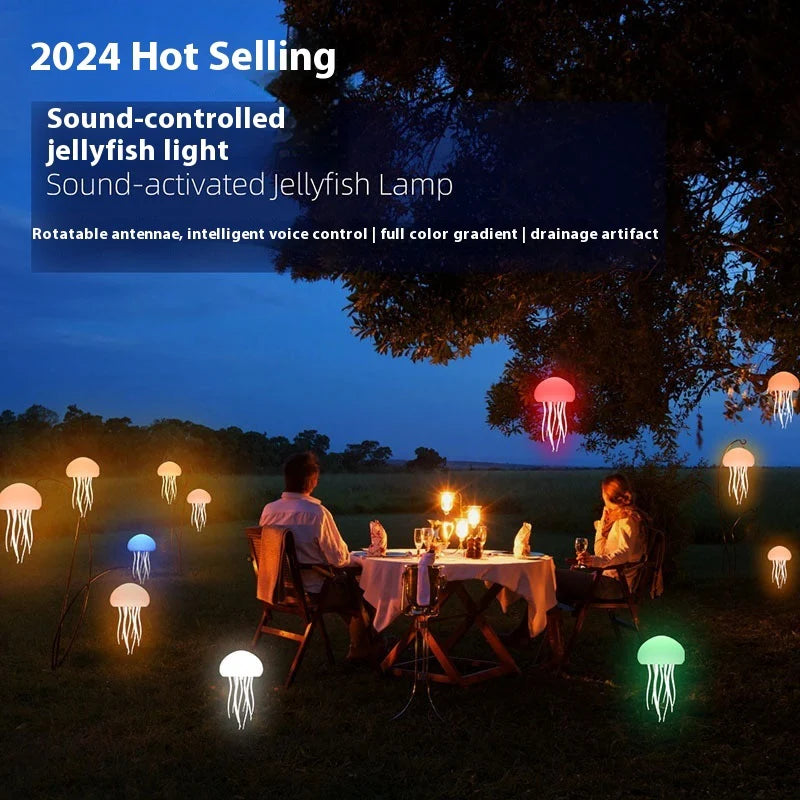 Jellyfish Mood Lamp LED Jellyfish Night Light Portable 