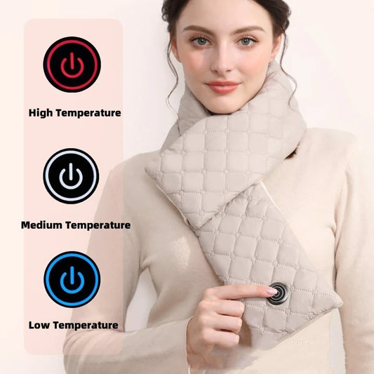 Electric Heating Scarf 3 Gear Heating Pads USB 