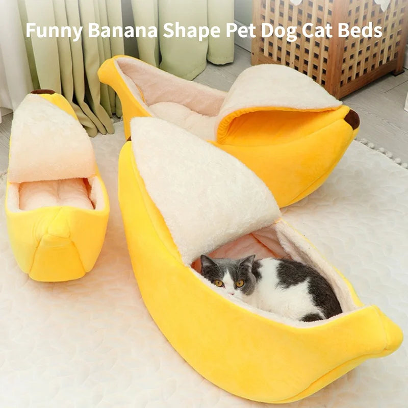 Banana cat bed 