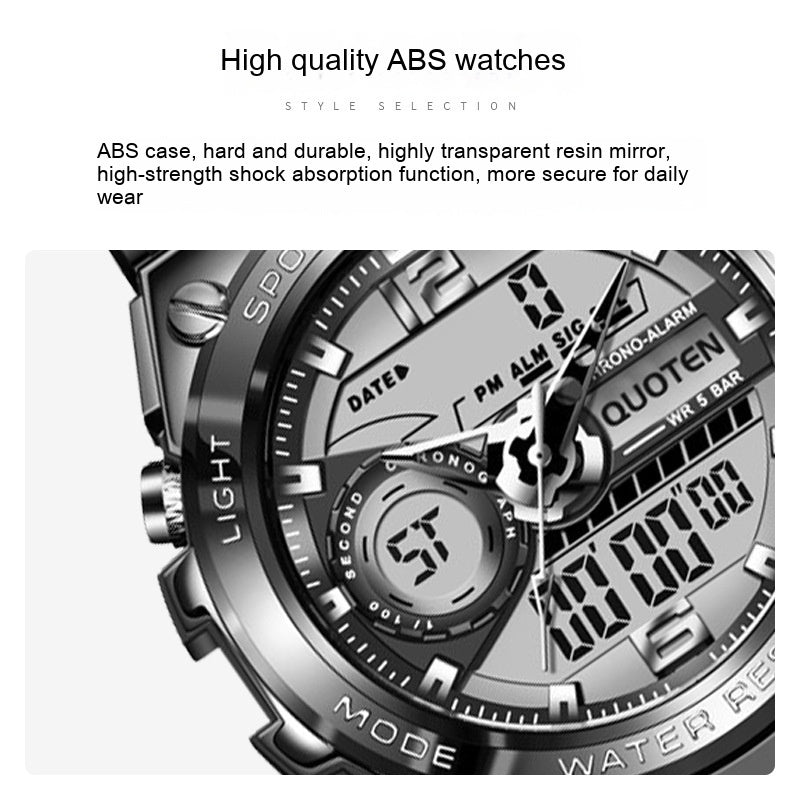 Waterproof sports watch