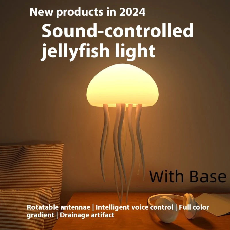 Jellyfish Mood Lamp LED Jellyfish Night Light Portable 