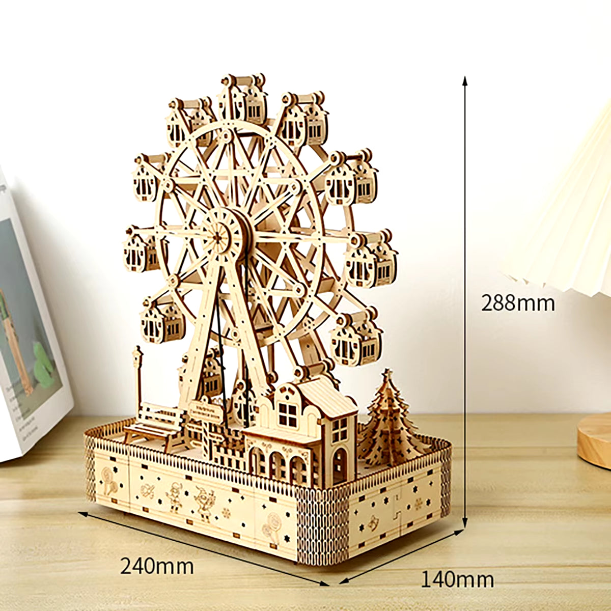 Ferris wheel DIY 3D wooden puzzle 