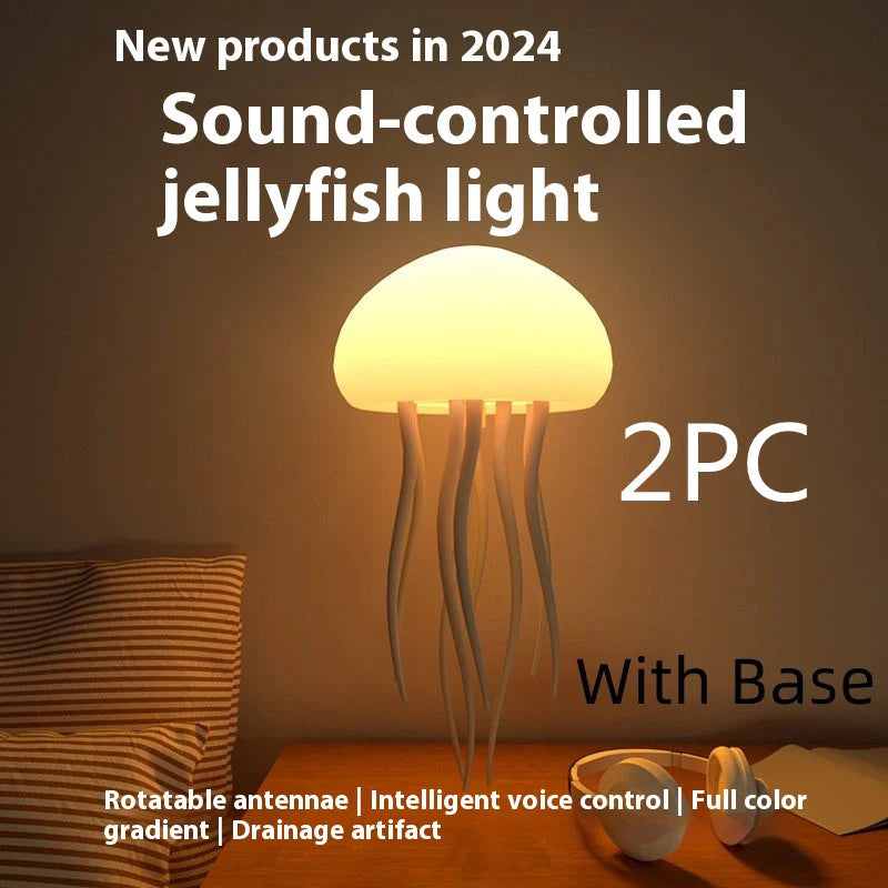 Jellyfish Mood Lamp LED Jellyfish Night Light Portable 