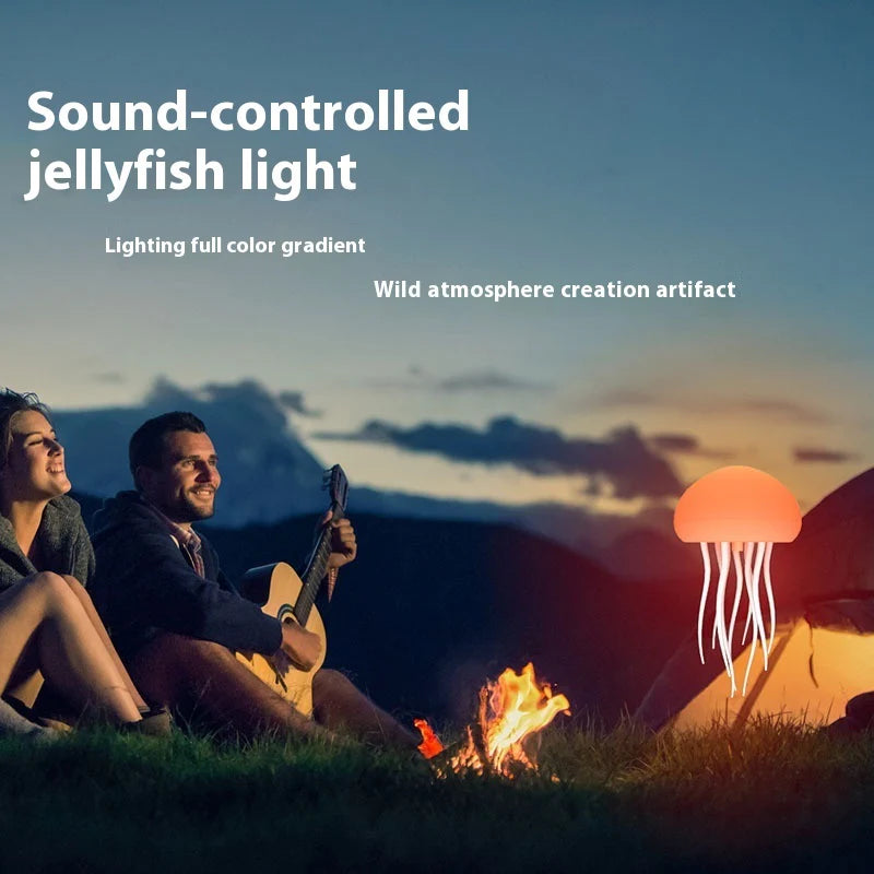 Jellyfish Mood Lamp LED Jellyfish Night Light Portable 