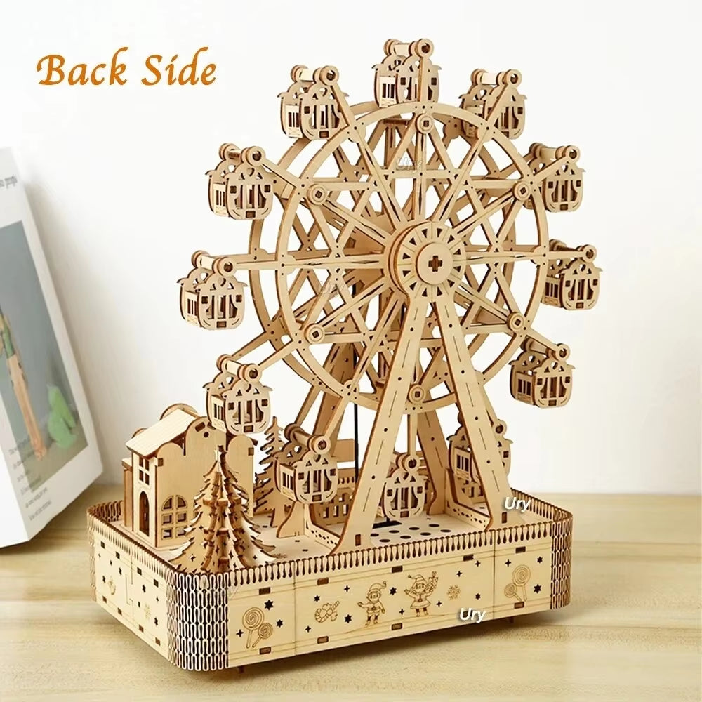 Ferris wheel DIY 3D wooden puzzle 