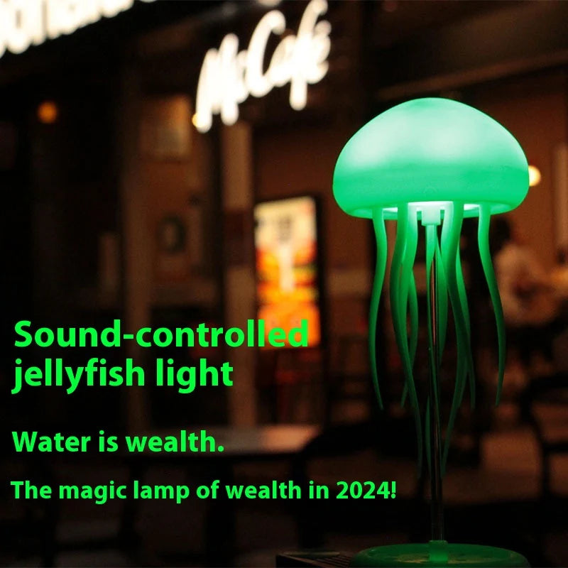 Jellyfish Mood Lamp LED Jellyfish Night Light Portable 