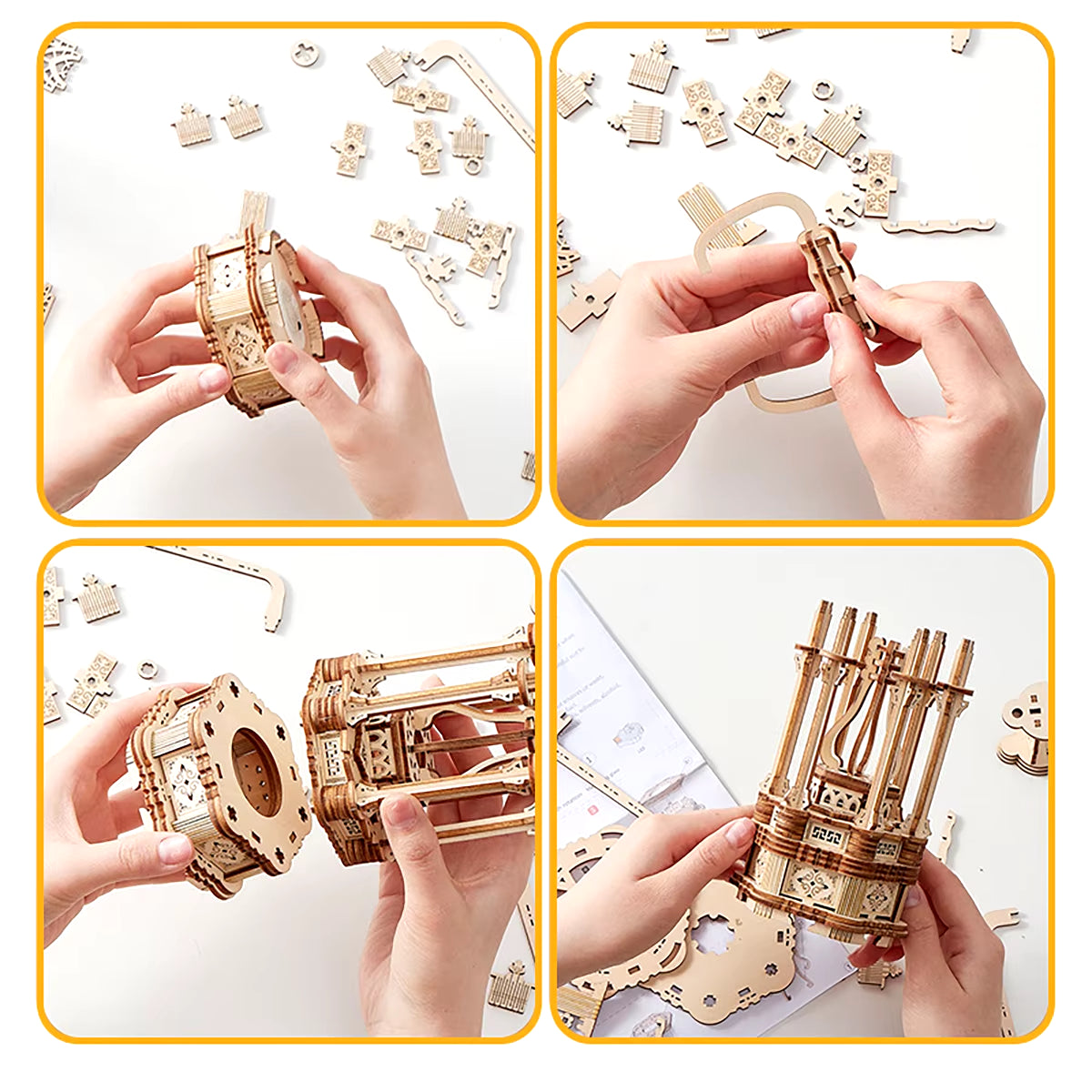 Ferris wheel DIY 3D wooden puzzle 